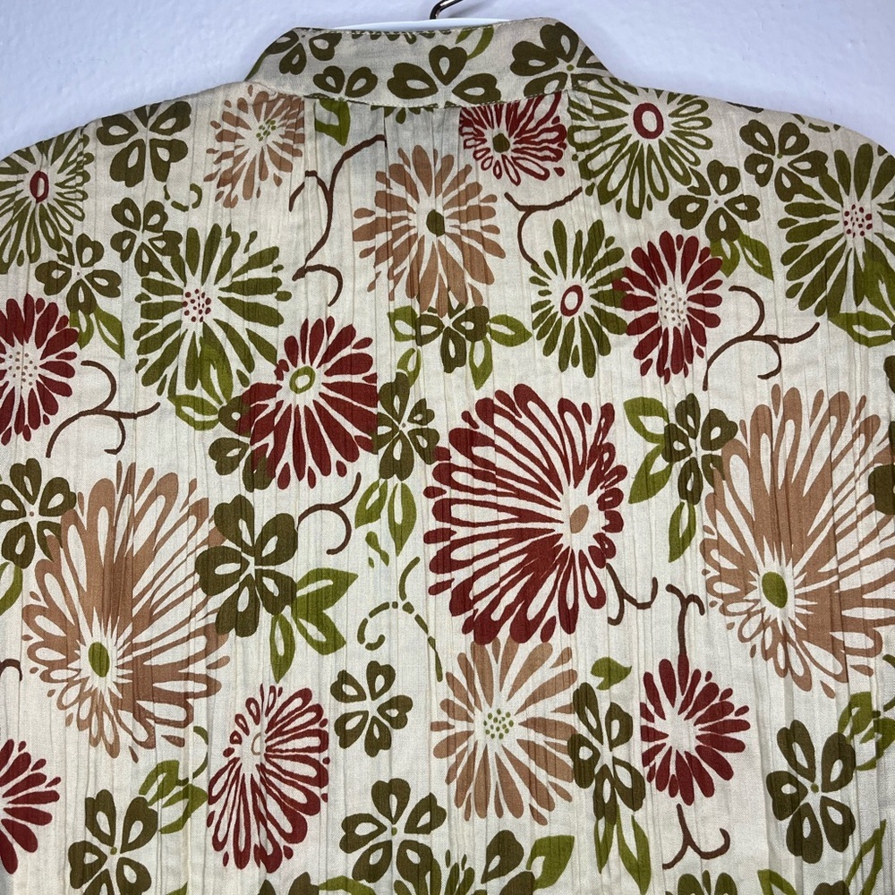 Keren Hart Button Front Floral Embroidered Top – Size M - Picture 4 of 7
